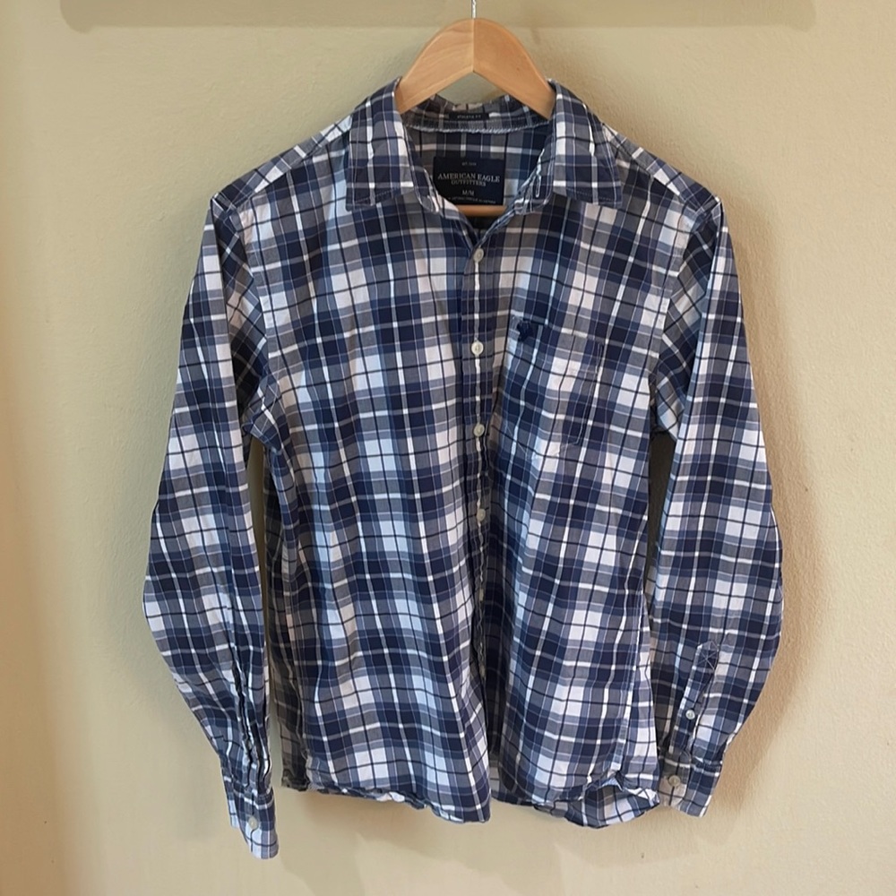 American Eagle Button Down Dress Shirt.